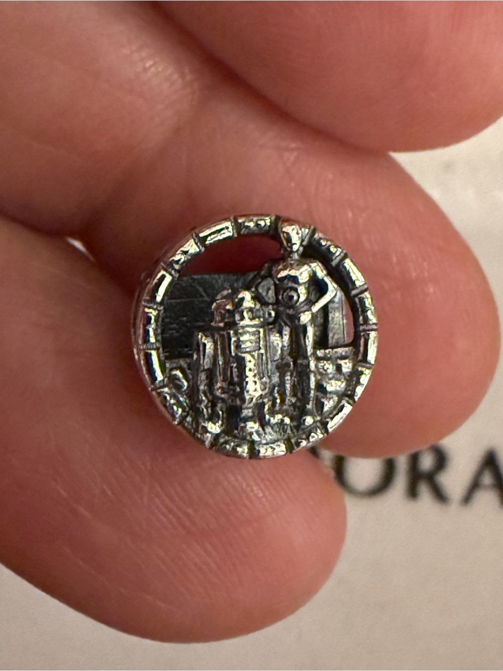Pandora Silver R2-D2 Charm Bead